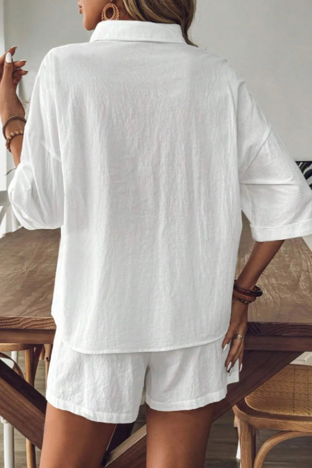 Ensemble deux pièces cardigan et short