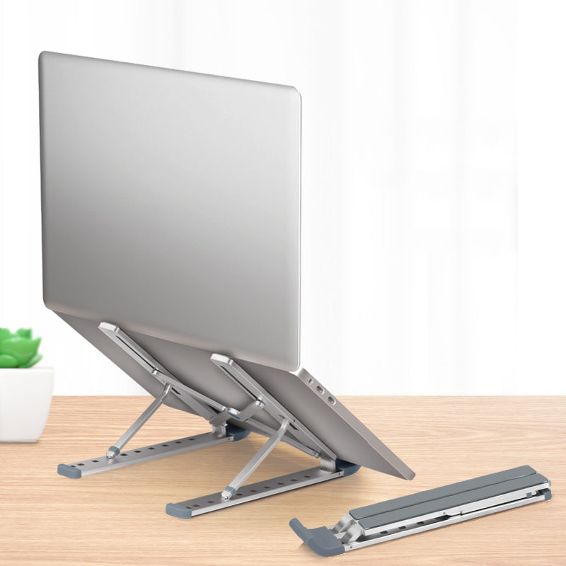 Soporte plegable de elevación de escritorio, tableta y ordenador