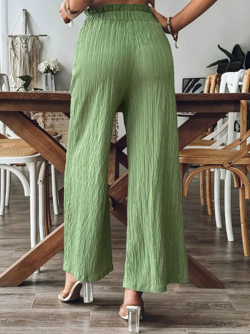 Pantalon Palazzo décontracté pour femme – Style polyvalent et confortable