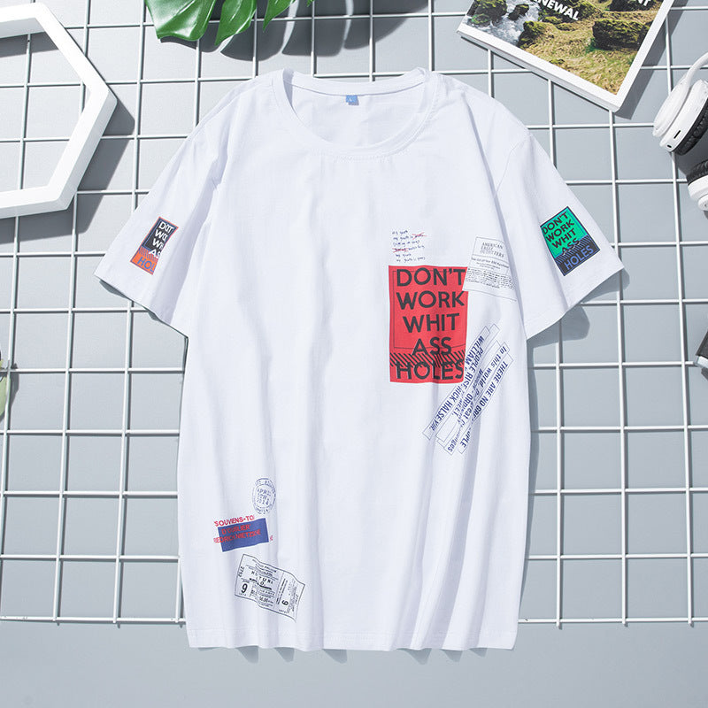 T-shirt ras du cou oversize en coton pour homme