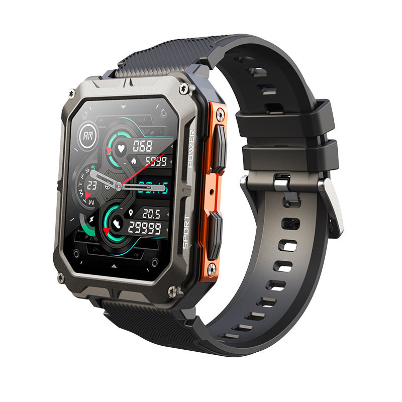 Montre connectée Bluetooth d'extérieur, trois sports, étanche, podomètre