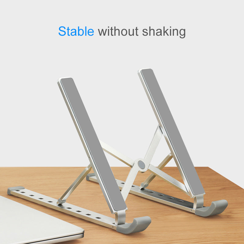 Soporte plegable de elevación de escritorio, tableta y ordenador