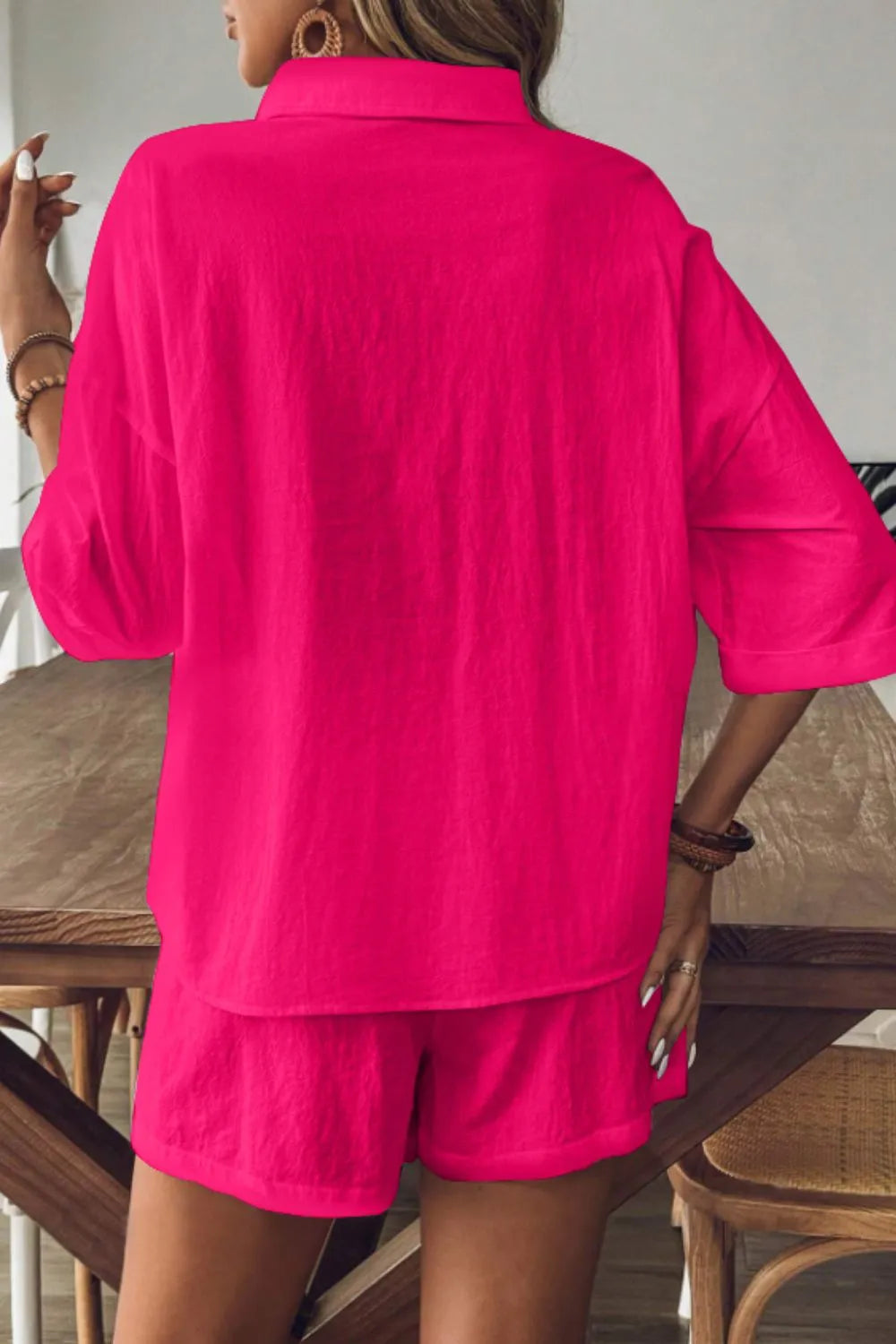 Ensemble deux pièces cardigan et short