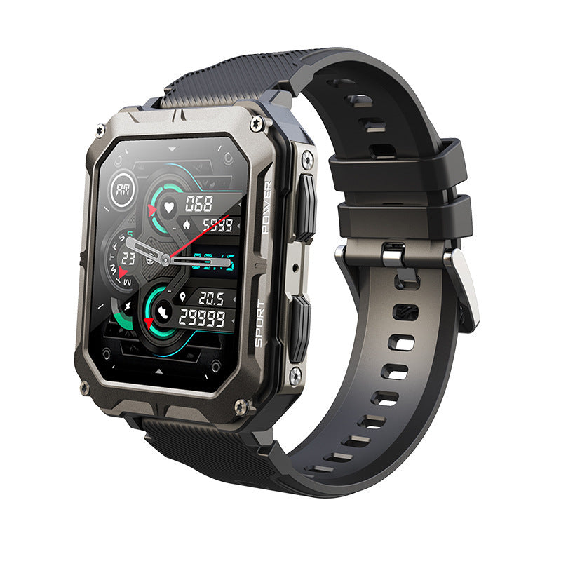 Montre connectée Bluetooth d'extérieur, trois sports, étanche, podomètre