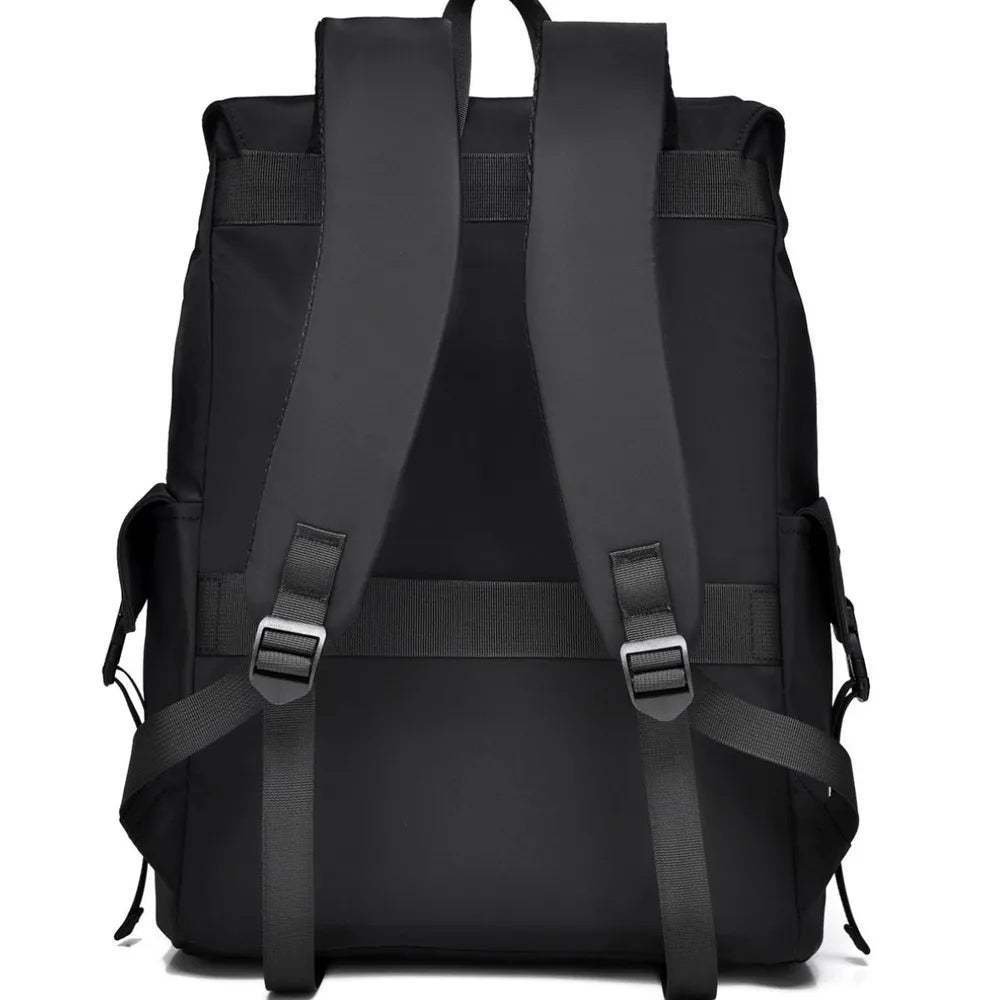 Faux Leather Backpack with Multiple Pockets – Urban Style and Functionality