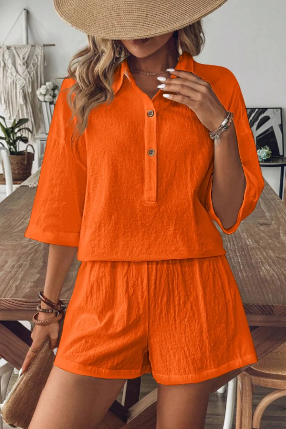 Ensemble deux pièces cardigan et short