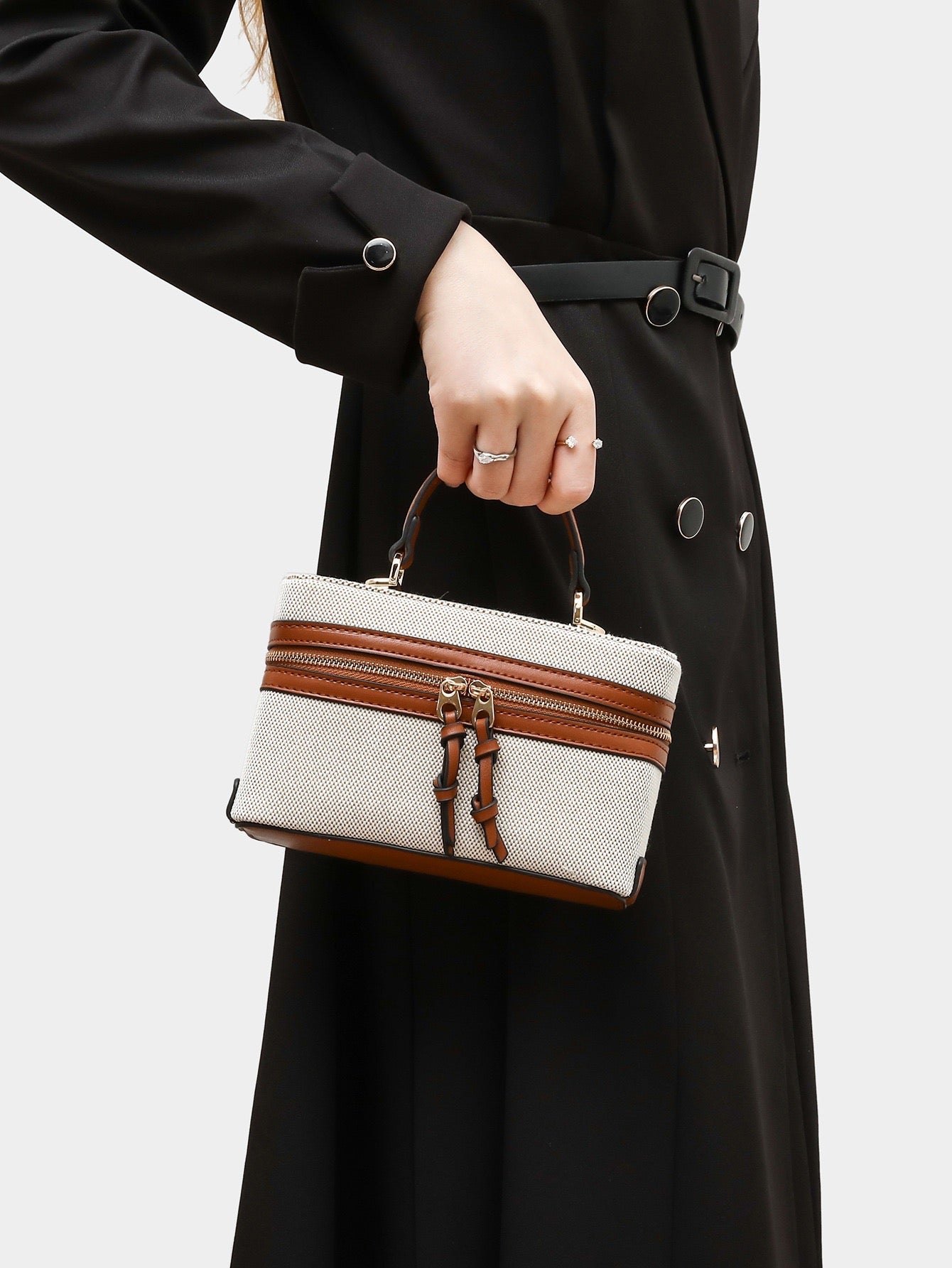 Bolso pequeño cuadrado de moda portátil popular de un solo hombro