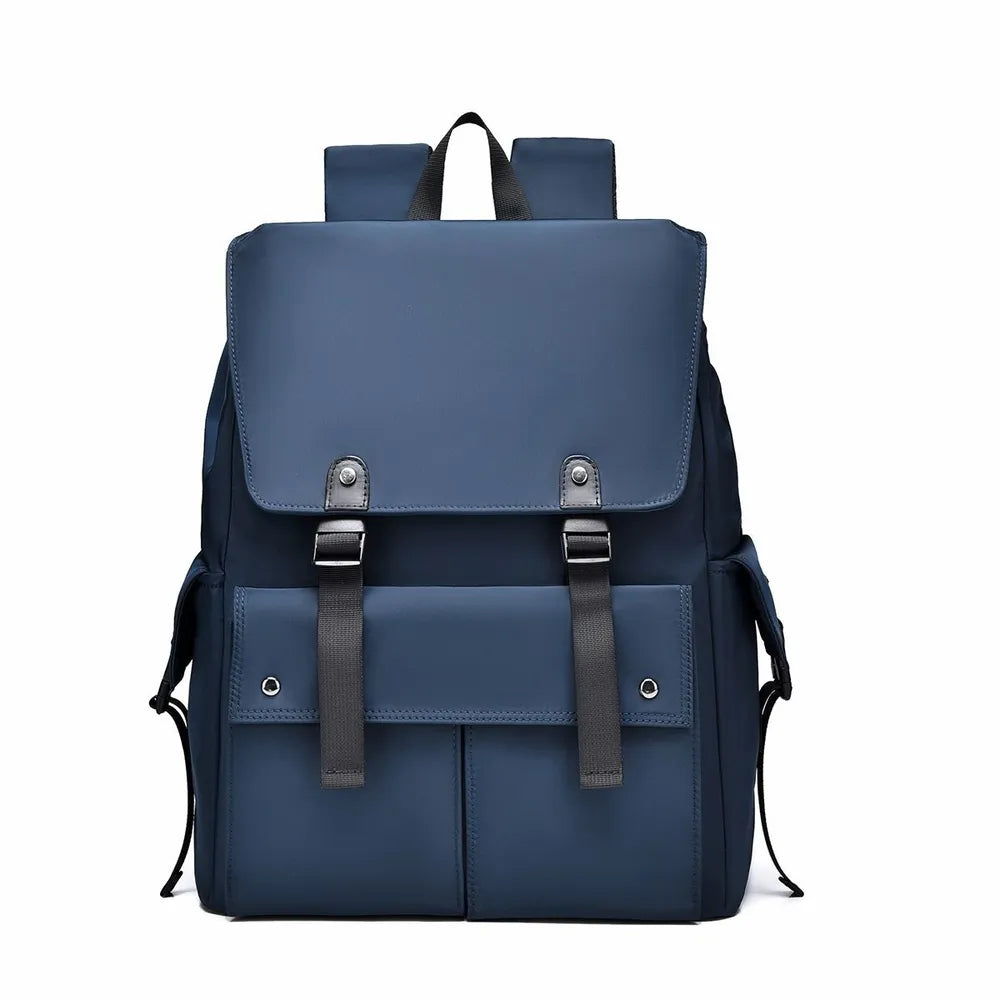Faux Leather Backpack with Multiple Pockets – Urban Style and Functionality