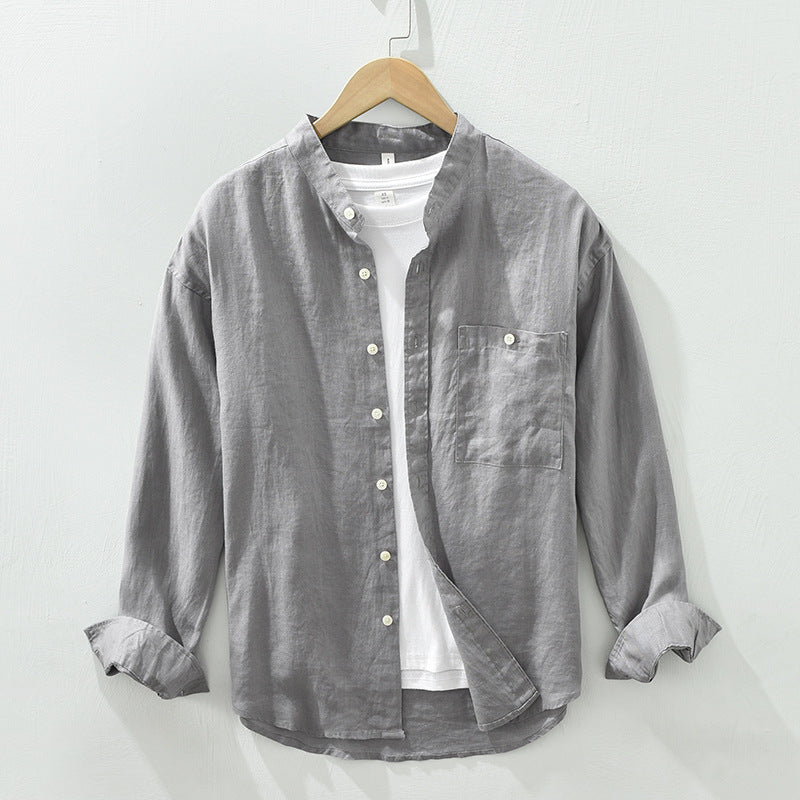 Chemise en lin pour homme – Style décontracté et intemporel