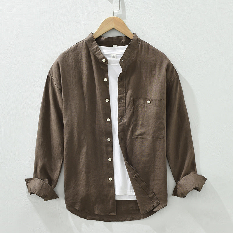 Chemise en lin pour homme – Style décontracté et intemporel
