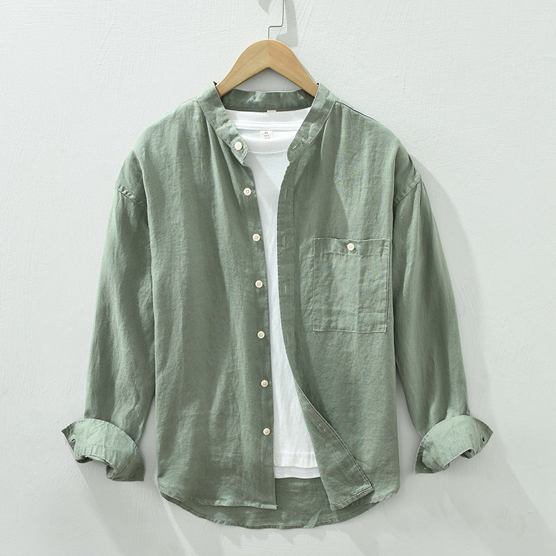 Chemise en lin pour homme – Style décontracté et intemporel