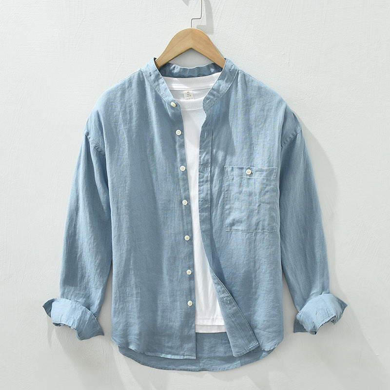 Chemise en lin pour homme – Style décontracté et intemporel
