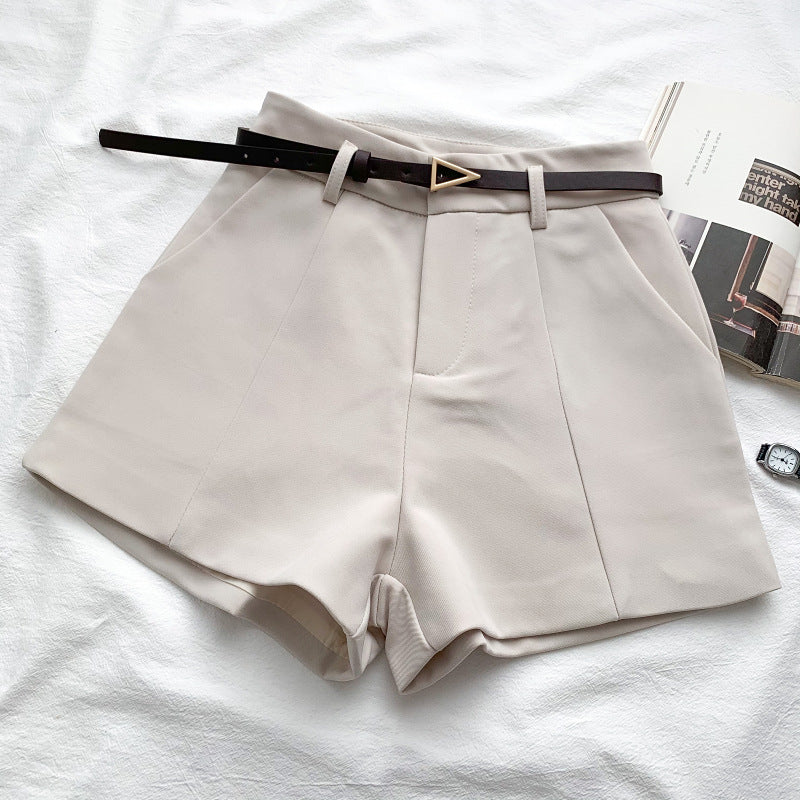 Pantalon décontracté taille haute à jambes larges – Élégance confortable et intemporelle