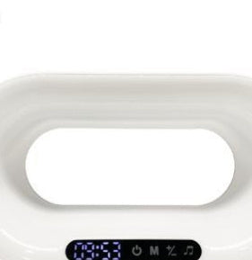 Veilleuse RVB 4 en 1 avec application, lampe, chargeur sans fil et réveil