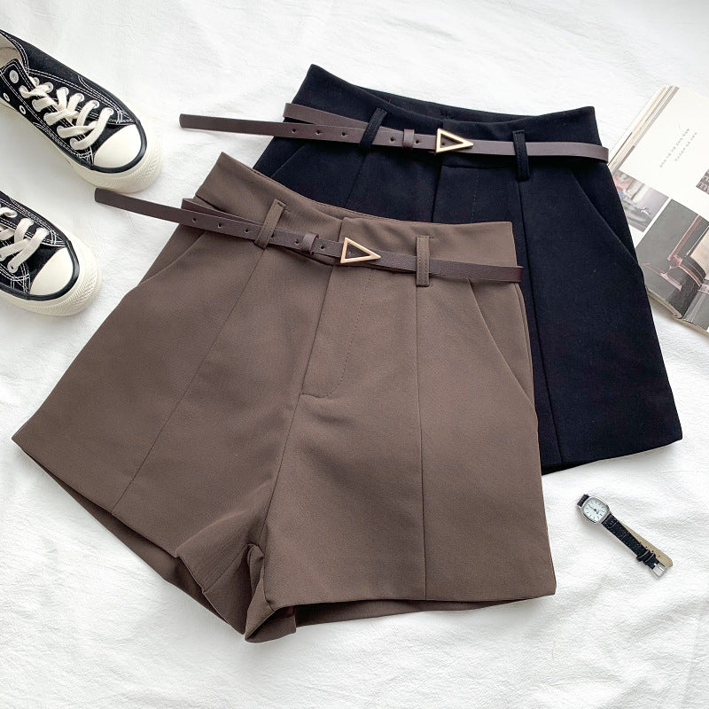 Pantalon décontracté taille haute à jambes larges – Élégance confortable et intemporelle