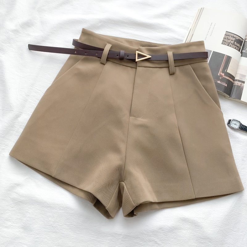 Pantalon décontracté taille haute à jambes larges – Élégance confortable et intemporelle