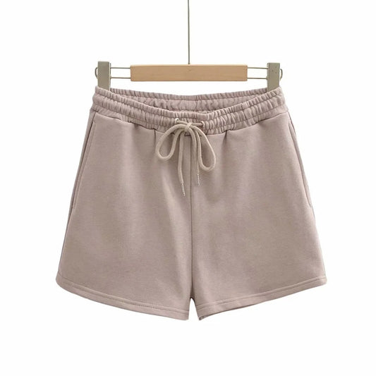 Shorts Sueltos con Bolsillos y Cintura Ajustable