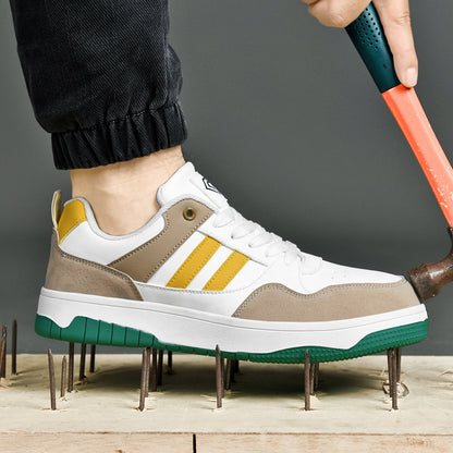 Zapatillas de verano, ligeros y transpirables, anti-aplastamiento y antipenetración para hombres