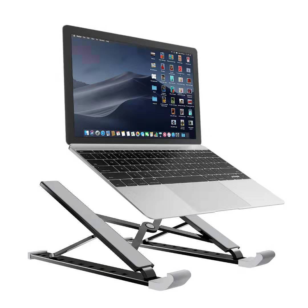 Soporte plegable de elevación de escritorio, tableta y ordenador