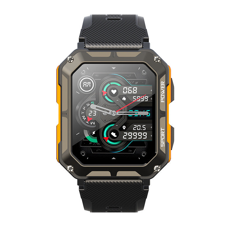 Montre connectée Bluetooth d'extérieur, trois sports, étanche, podomètre