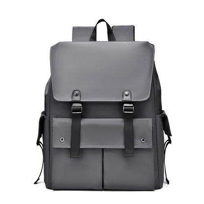 Faux Leather Backpack with Multiple Pockets – Urban Style and Functionality