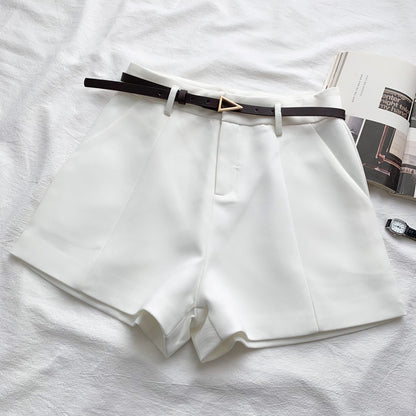 Pantalon décontracté taille haute à jambes larges – Élégance confortable et intemporelle