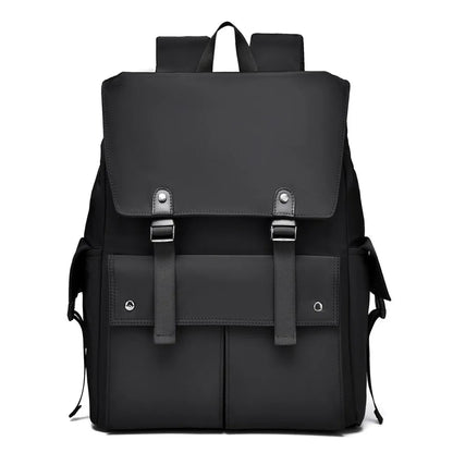 Faux Leather Backpack with Multiple Pockets – Urban Style and Functionality