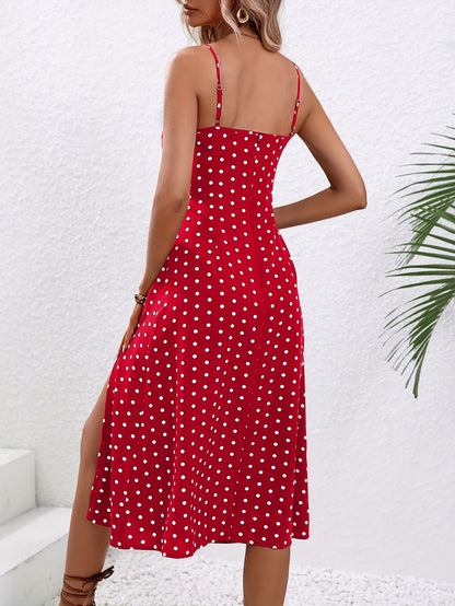 Robe midi d'été avec imprimé