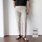 Pantalon décontracté en coton et lin pour homme — Confort et style respirants