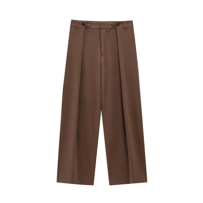 Costume deux pièces avec un blazer à nœud et un pantalon droit