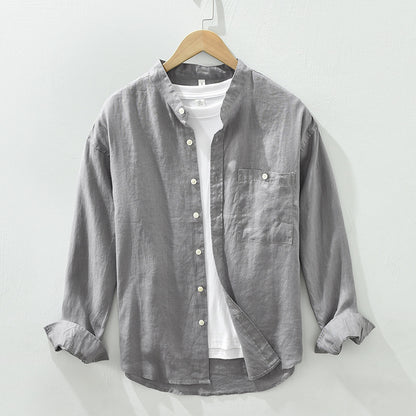 Chemise en lin pour homme – Style décontracté et intemporel