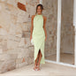 Robe d'été longue coupe ajustée