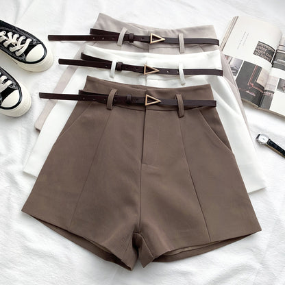Pantalon décontracté taille haute à jambes larges – Élégance confortable et intemporelle