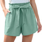 Short tendance avec nœud à la taille