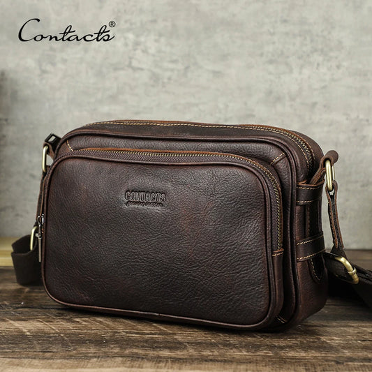 Genuine Leather Messenger Bag – Classic Elegance, Modern Comfort